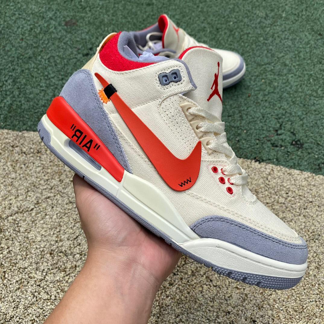 OFF-WHITE x Air Jordan 3 AJ3 Turnschuhe DH7139-100 - EUR FASHION