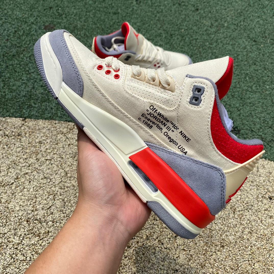 OFF-WHITE x Air Jordan 3 AJ3 Turnschuhe DH7139-100 - EUR FASHION