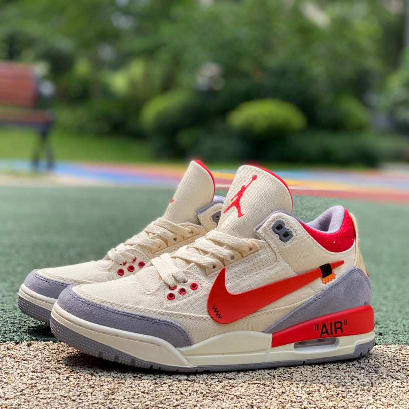 OFF-WHITE x Air Jordan 3 AJ3 Turnschuhe DH7139-100 - EUR FASHION