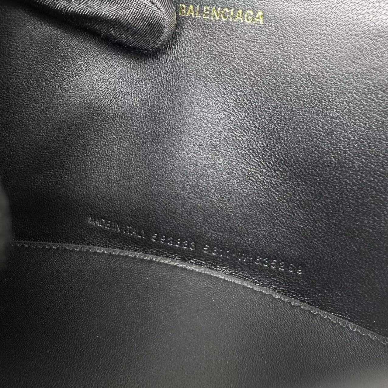 Balenciaga Hourglass Kleine Handtasche in Schwarz (19x8x21cm) - EUR FASHION