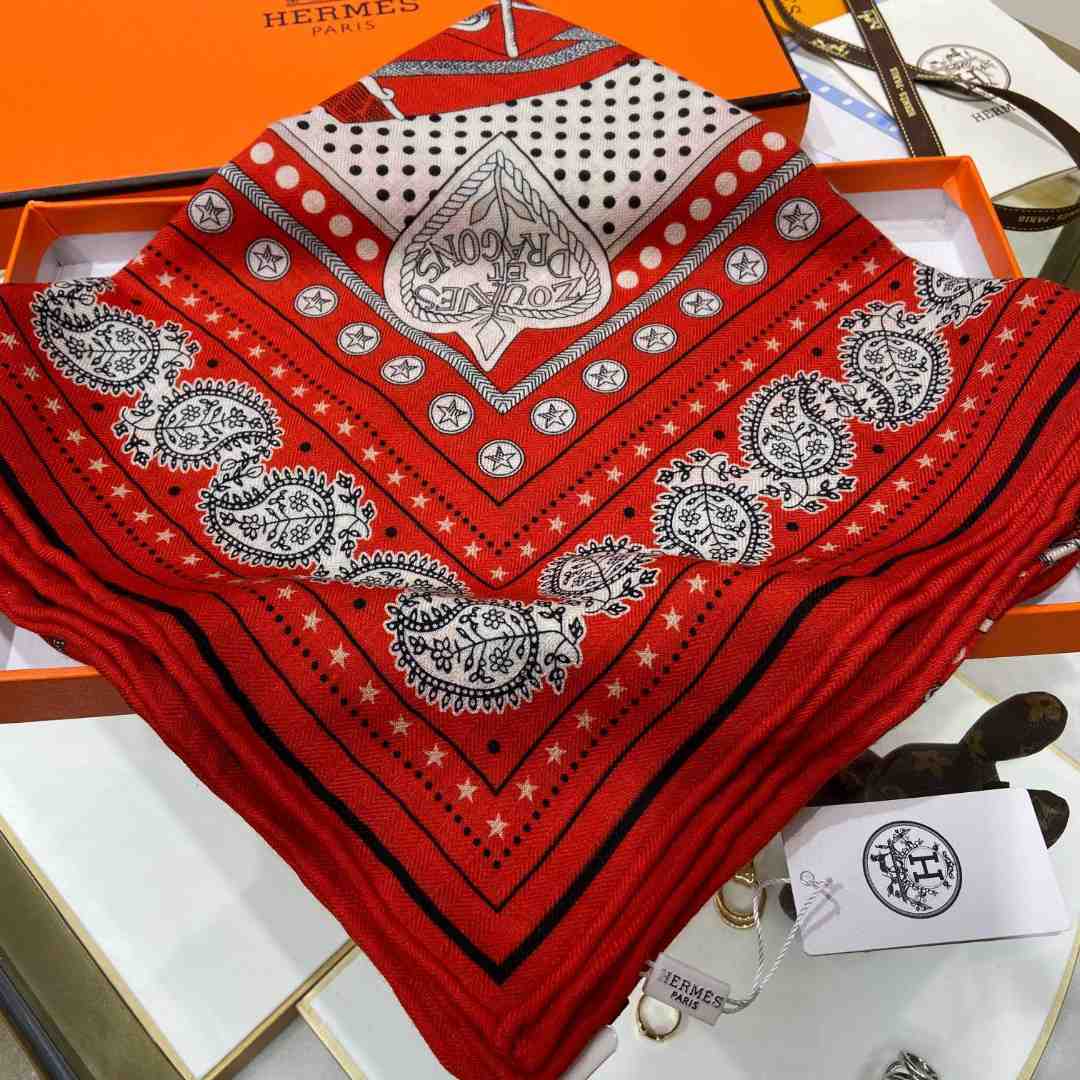 Hermes Zouaves et Dragons Bandana-Schal 140 - EUR FASHION