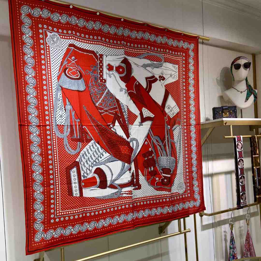 Hermes Zouaves et Dragons Bandana-Schal 140 - EUR FASHION