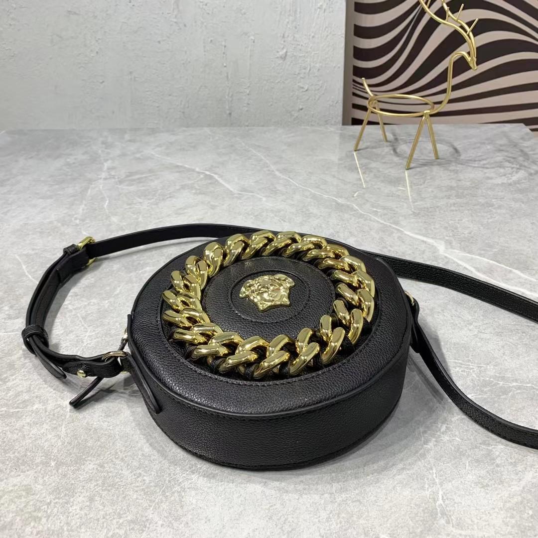 Versace Rote Medusa-Abendtasche aus Nappaleder für Damen (19-19-5 cm) - EUR FASHION