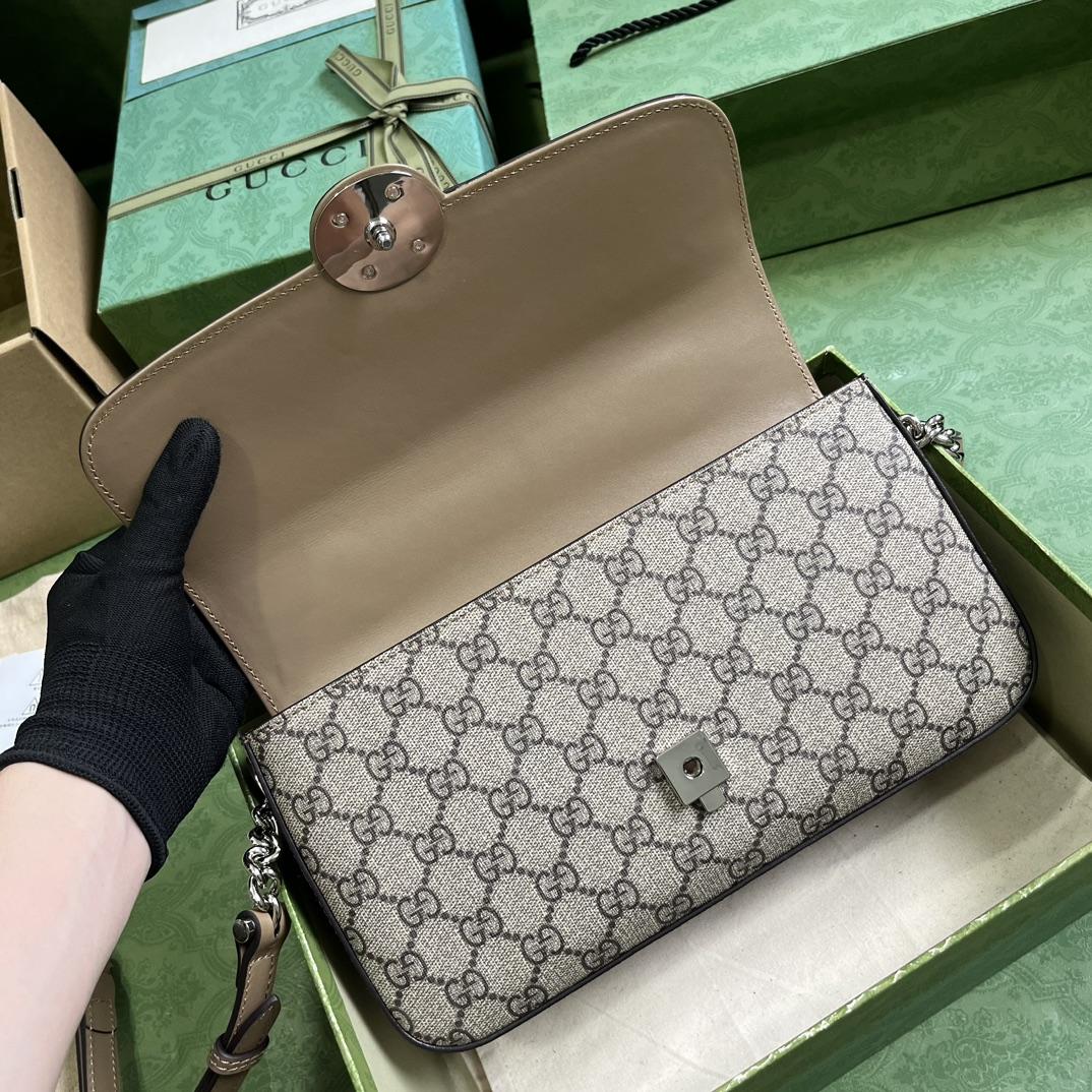 Gucci Petite GG Kleine Umhängetasche (27-15-5 cm) - EUR FASHION