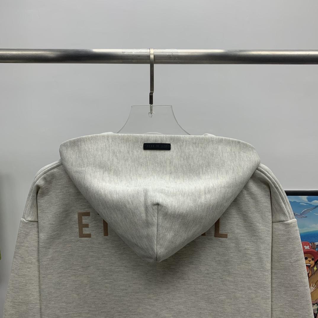 Fear of God Essentials Eternal Kapuzenpullover aus Baumwolle mit Logo-Print - EUR FASHION