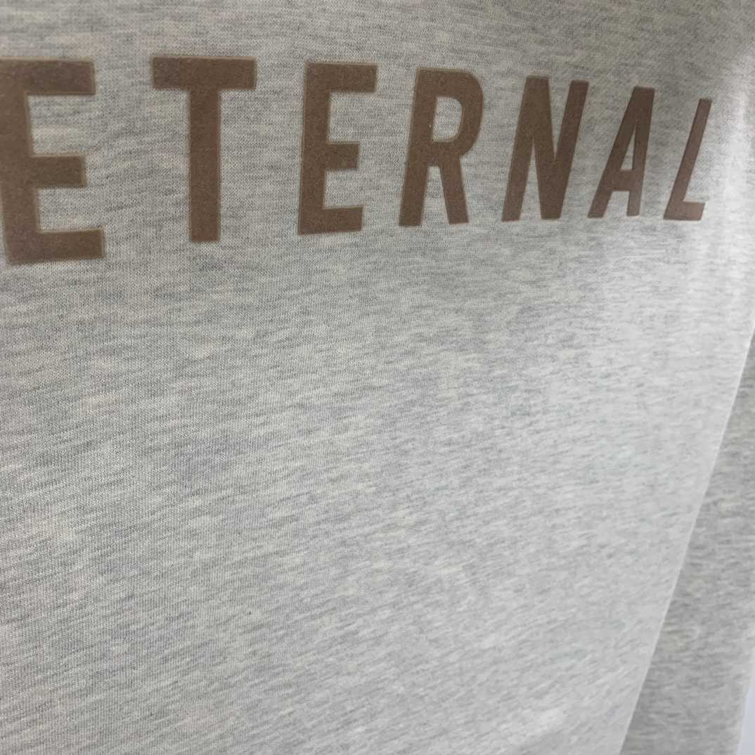 Fear of God Essentials Eternal Kapuzenpullover aus Baumwolle mit Logo-Print - EUR FASHION