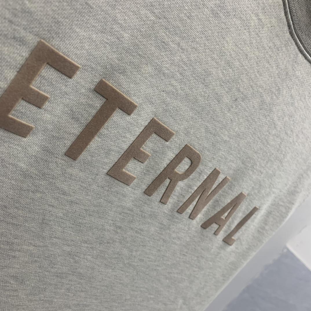 Fear of God Essentials Eternal Baumwoll-Sweatshirt mit Logo-Print - EUR FASHION