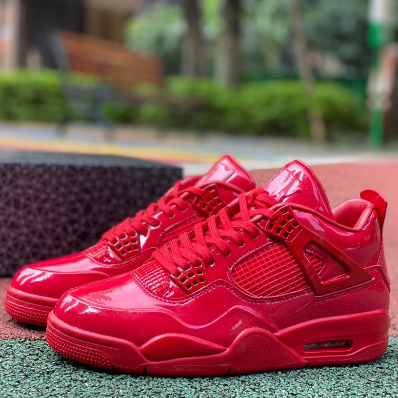 Air Jordan 4 Lab4 Rote Turnschuhe 719864-600 - EUR FASHION