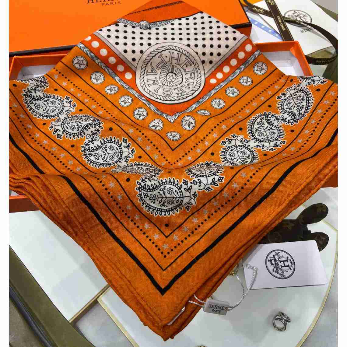 Hermes Zouaves et Dragons Bandana-Schal 140 - EUR FASHION