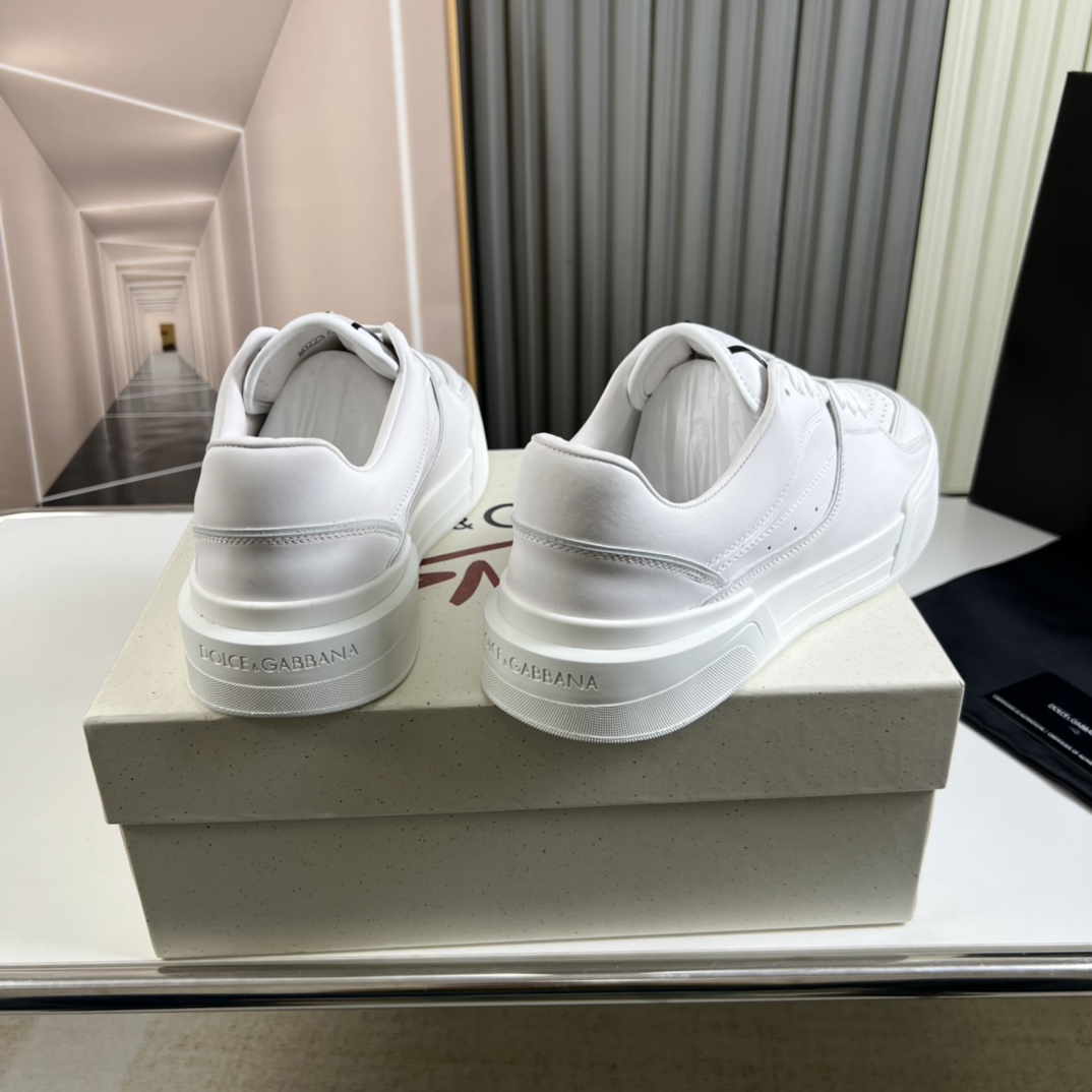 Dolce & Gabbana New Roma Sneakers aus Kalbsnappaleder - EUR FASHION