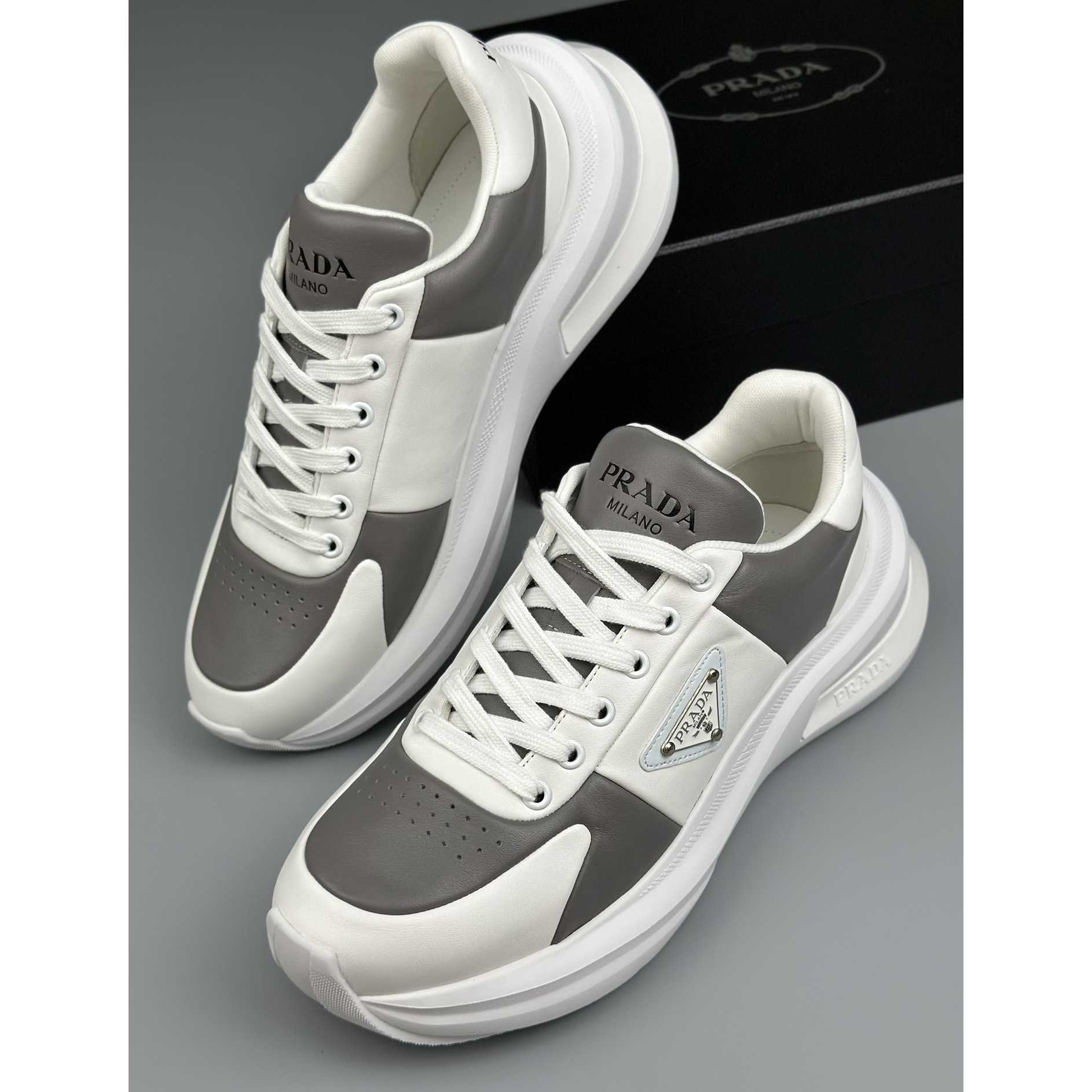 Prada-Ledersneaker (nach britischer Größe) - EUR FASHION