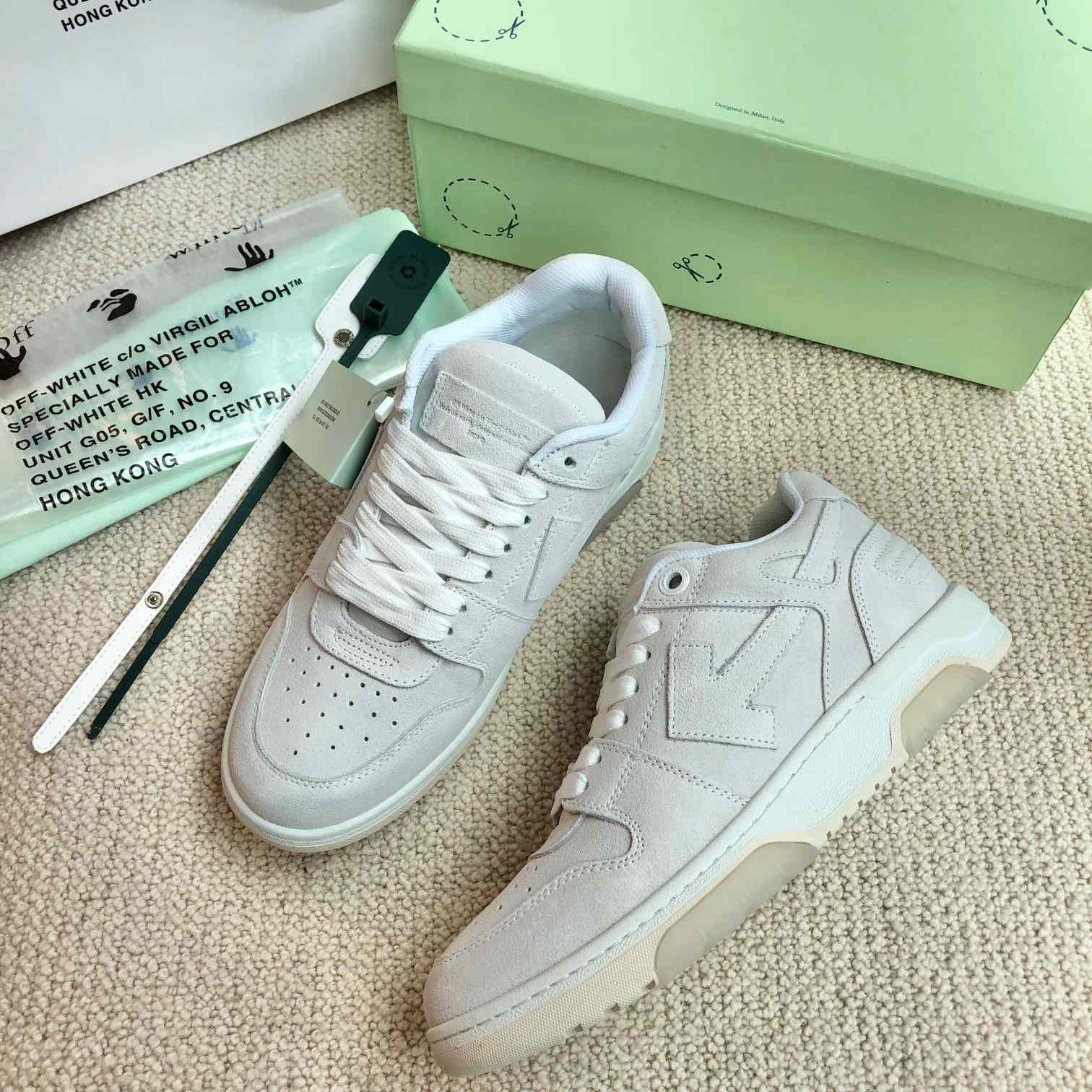 Off-White Out Of Office Kalbsleder-Sneaker - EUR FASHION