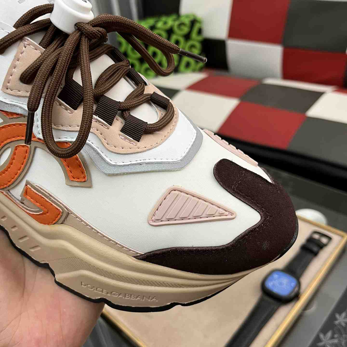 Dolce & Gabbana Daymaster-Sneaker aus Materialmix - EUR FASHION