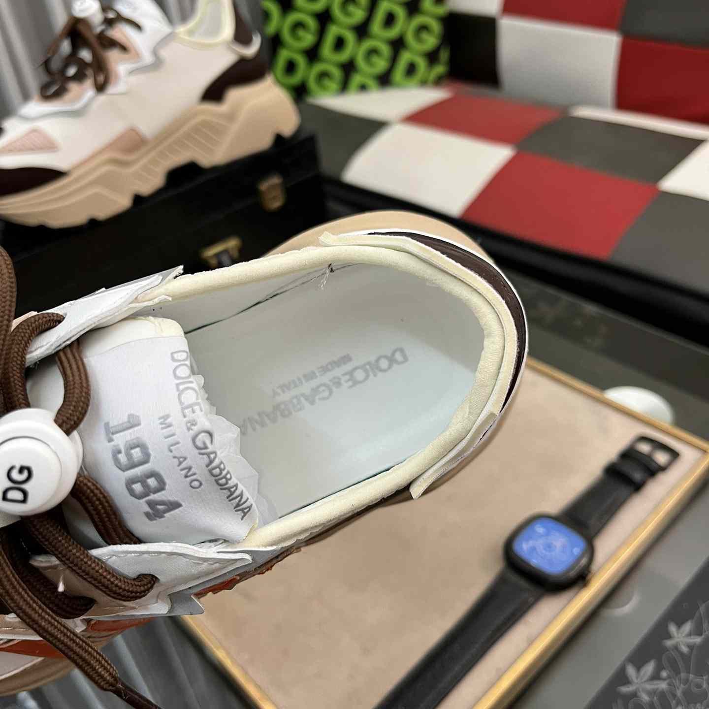 Dolce & Gabbana Daymaster-Sneaker aus Materialmix - EUR FASHION