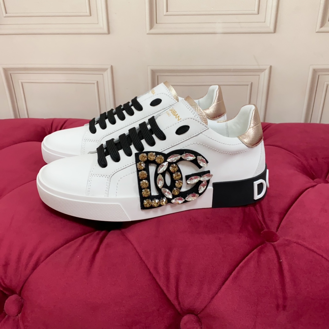 Dolce & Gabbana Portofino-Sneaker aus Kalbsleder - EUR FASHION