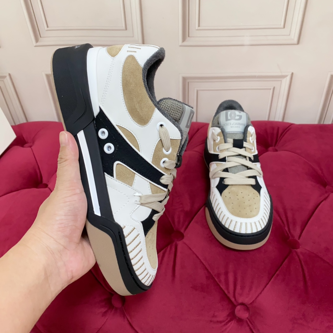 Dolce & Gabbana New Roma Sneakers aus Materialmix - EUR FASHION