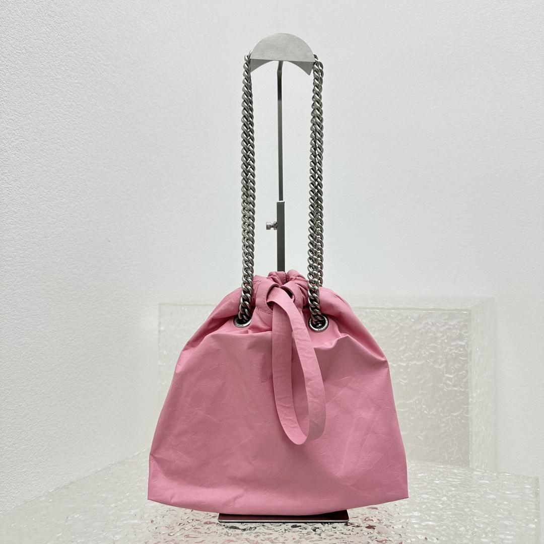 Balenciaga – Kleine „Crush“-Tragetasche in Rosa (27 x 10 x 32 cm) - EUR FASHION