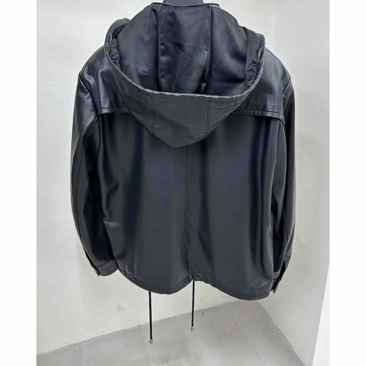 Gucci-Lederjacke mit ineinandergreifendem G - EUR FASHION