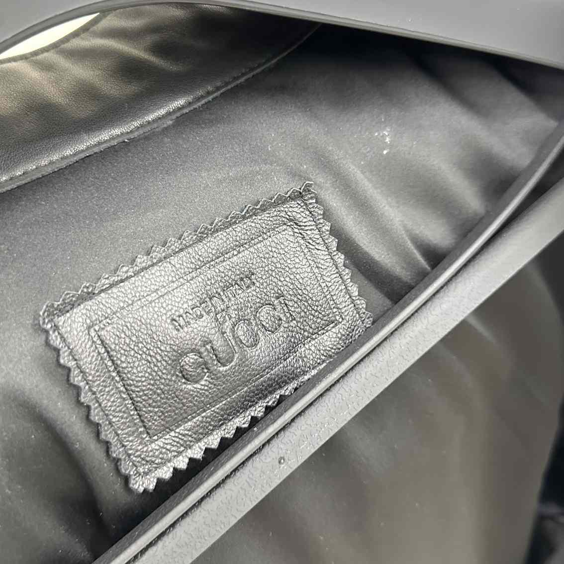 Gucci-Lederjacke mit ineinandergreifendem G - EUR FASHION