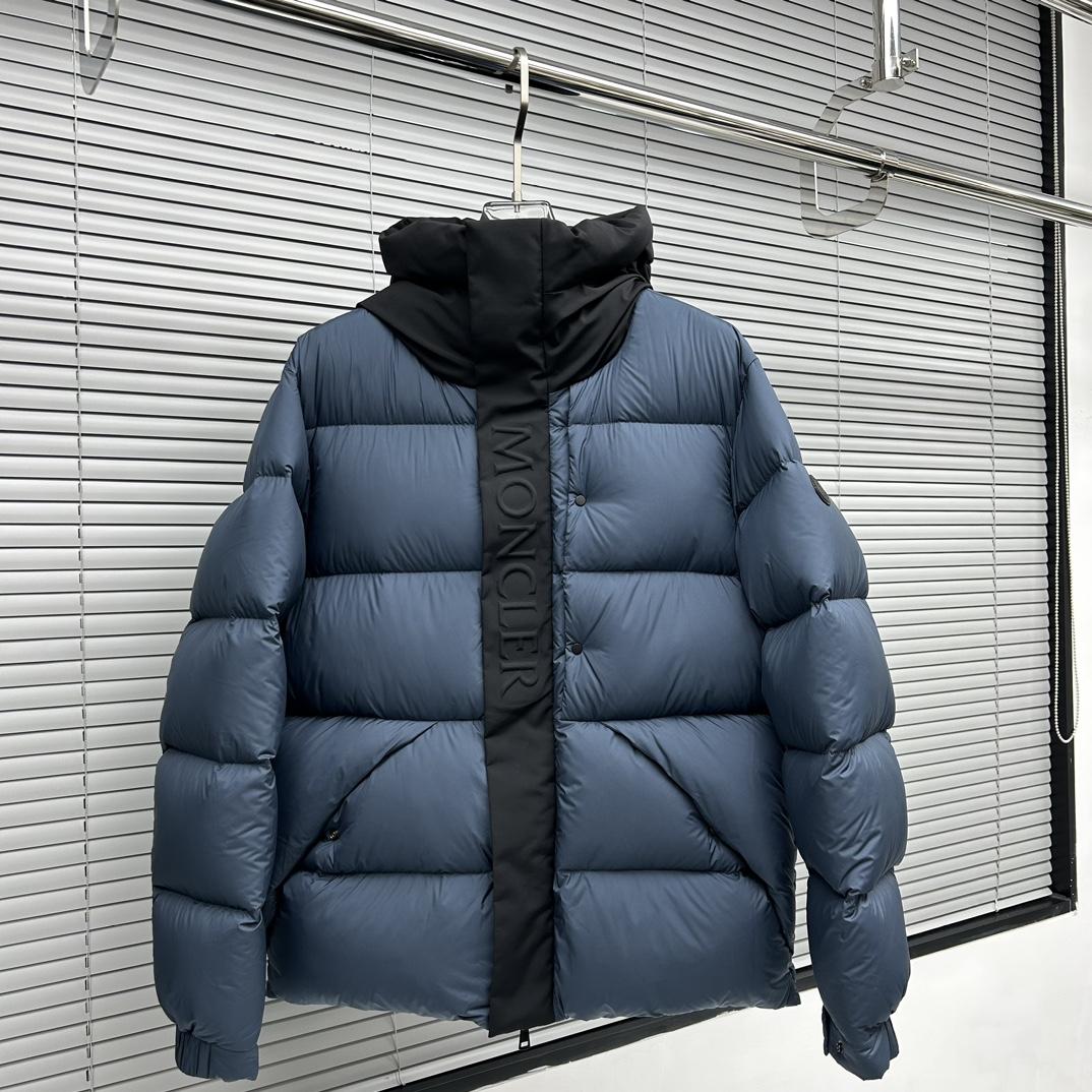 Wattierte Jacke mit Moncler Maderia-Logoprägung - EUR FASHION