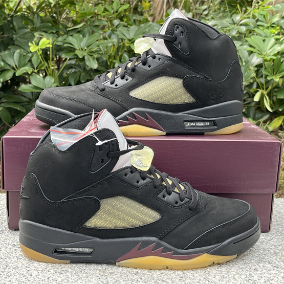 Ein Ma Maniére x Air Jordan 5 „Black“ Sneakers FD1330-001 - EUR FASHION