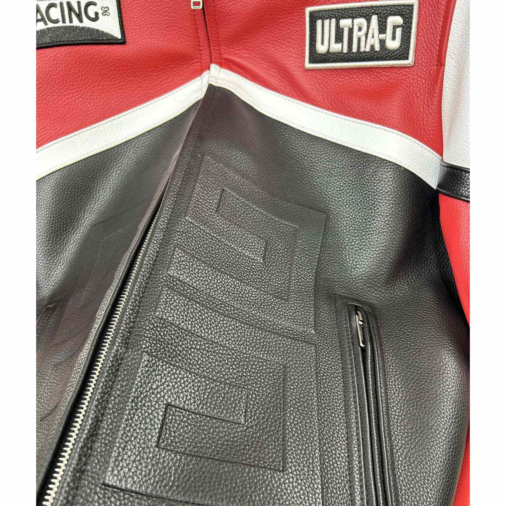 Rote Bikerjacke mit 4g-Motiv von Givenchy - EUR FASHION