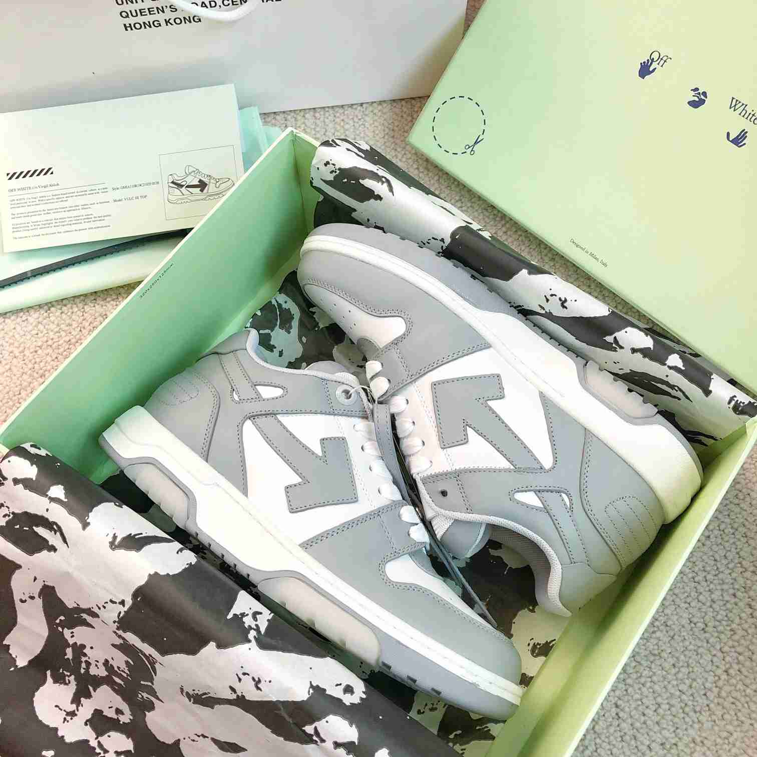 Off-White-Out-Of-Office-Ledersneaker - EUR FASHION
