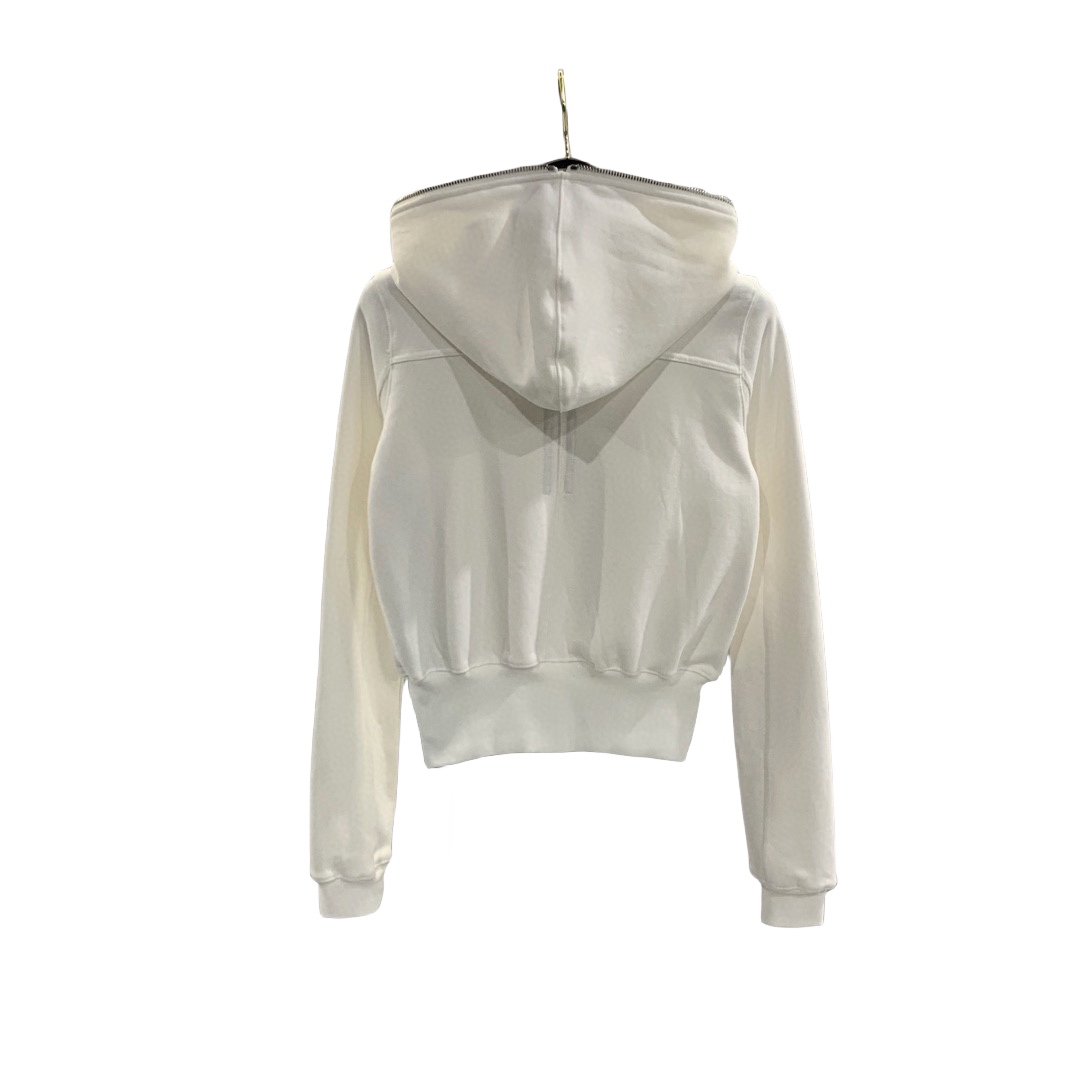 Rick Owens Kapuzenpullover mit Reißverschluss und Ösendetails - EUR FASHION