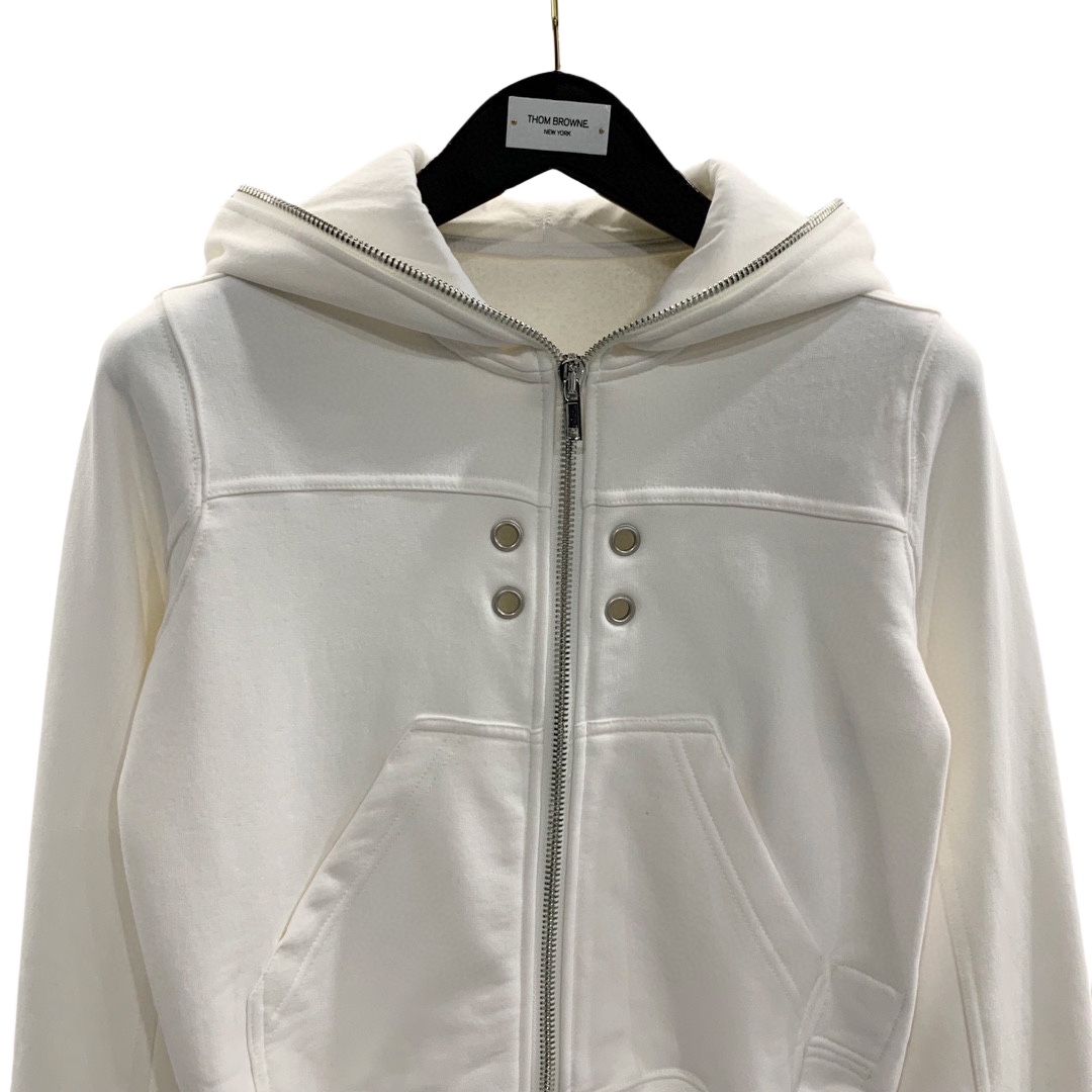 Rick Owens Kapuzenpullover mit Reißverschluss und Ösendetails - EUR FASHION