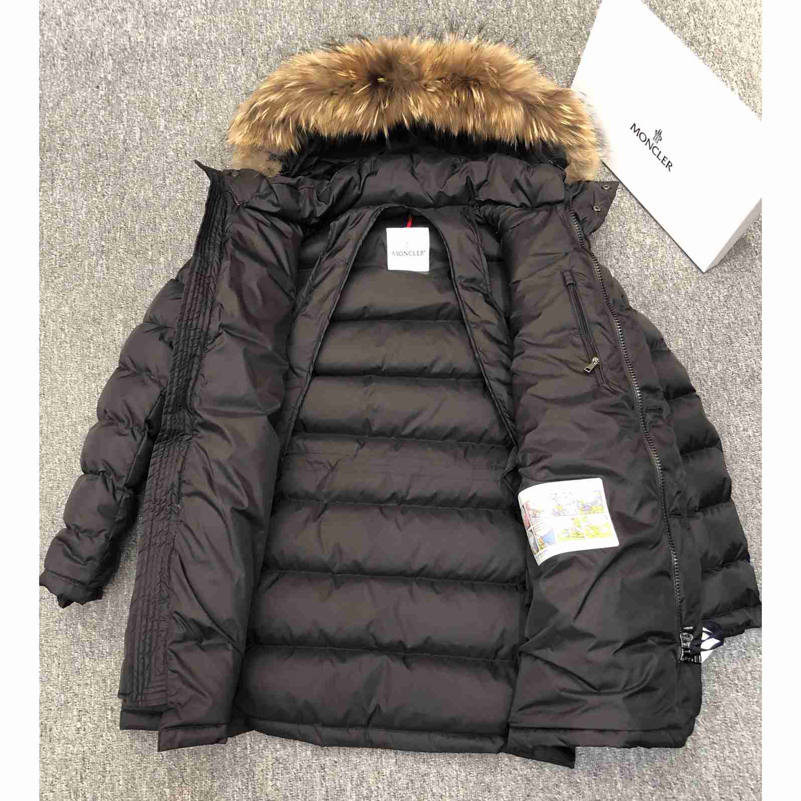 Moncler lange Daunenjacke - EUR FASHION