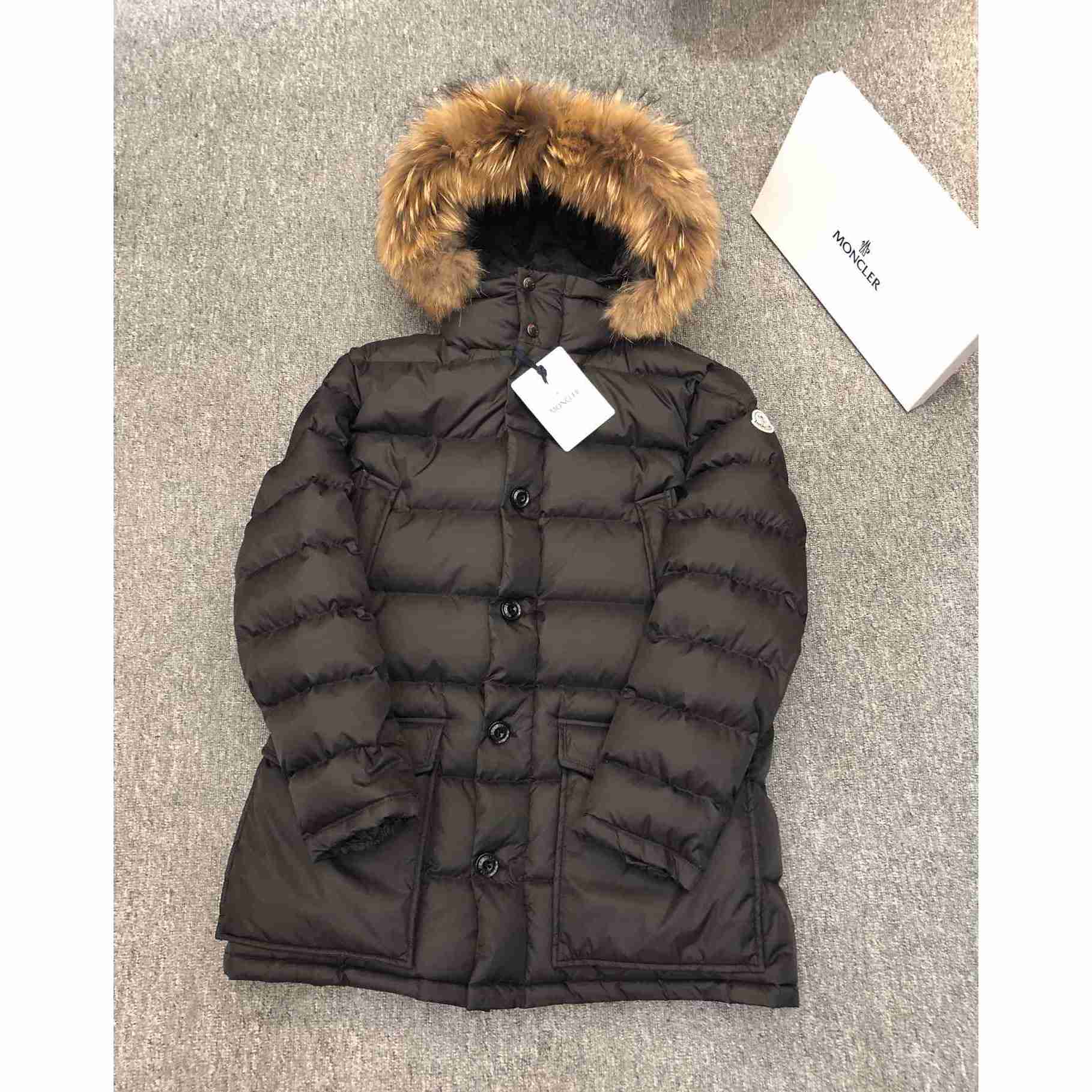 Moncler lange Daunenjacke - EUR FASHION