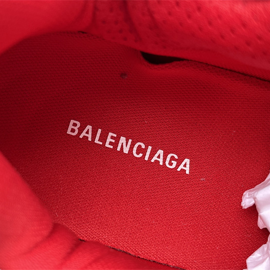 Balenciaga Runner Sneaker aus weißem und rotem Mesh und Nylon - EUR FASHION