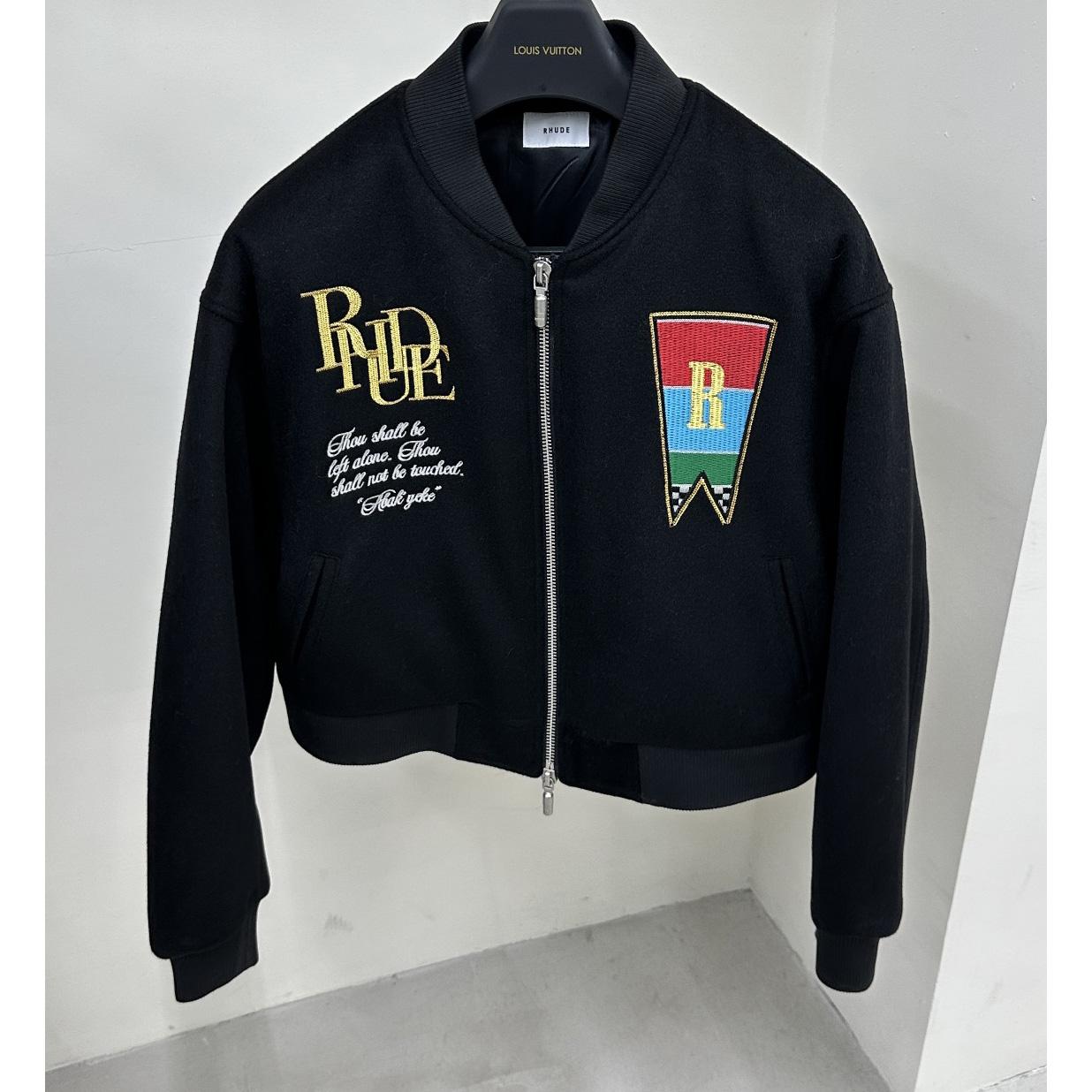 Jacke mit grafischem Wappen von Rhude - EUR FASHION