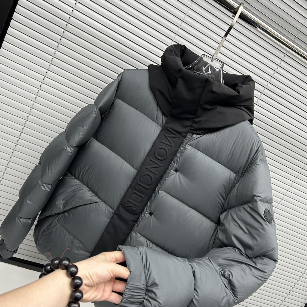 Wattierte Jacke mit Moncler Maderia-Logoprägung - EUR FASHION