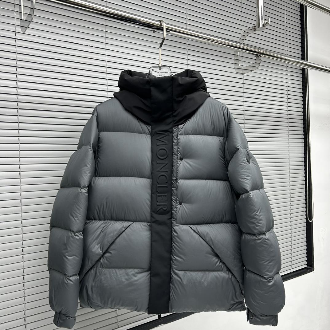 Wattierte Jacke mit Moncler Maderia-Logoprägung - EUR FASHION