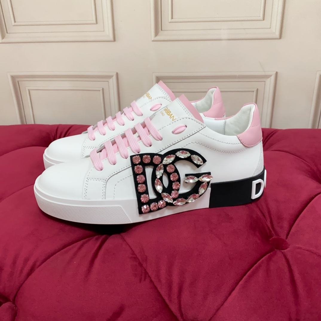 Dolce & Gabbana Portofino-Sneaker aus Kalbsleder - EUR FASHION