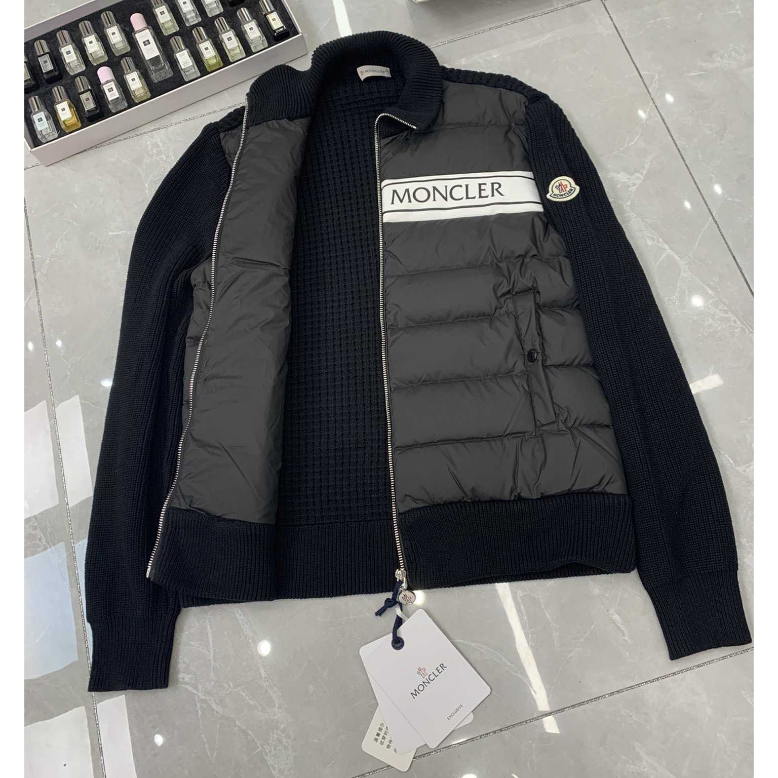 Moncler Wattierte Jacke mit Reißverschluss - EUR FASHION