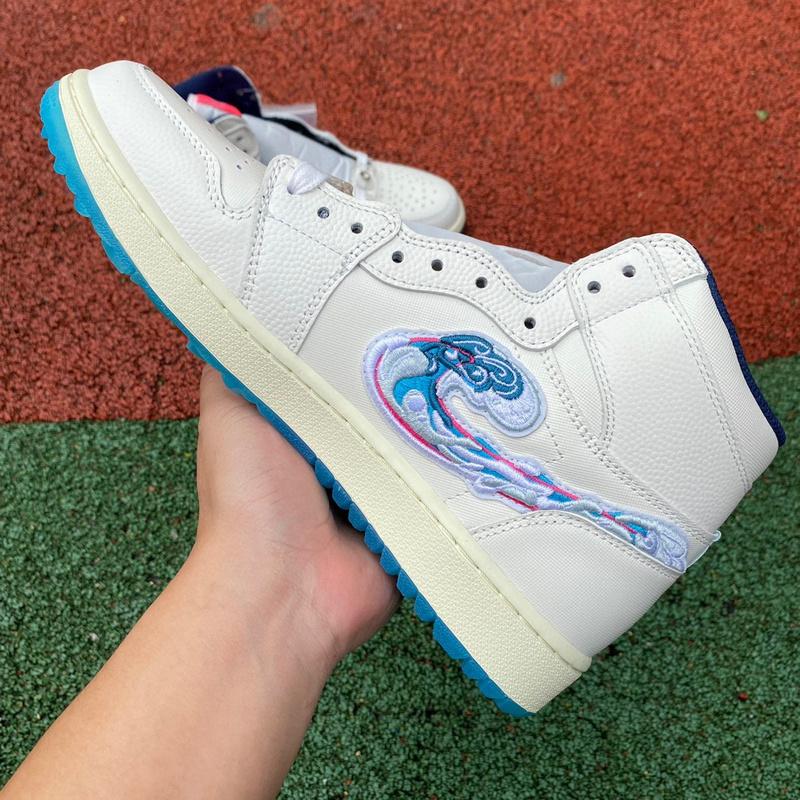 Michelle Wie West x Jordan Air Jordan 1 High Gof „Pebble Beach“ Sneaker FV3565-100 - EUR FASHION