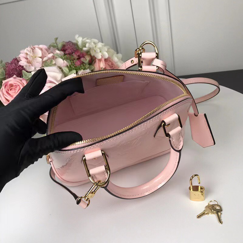 Louis Vuitton Alma Bb Patent Pink (23,5-17,5-11 cm) - EUR FASHION