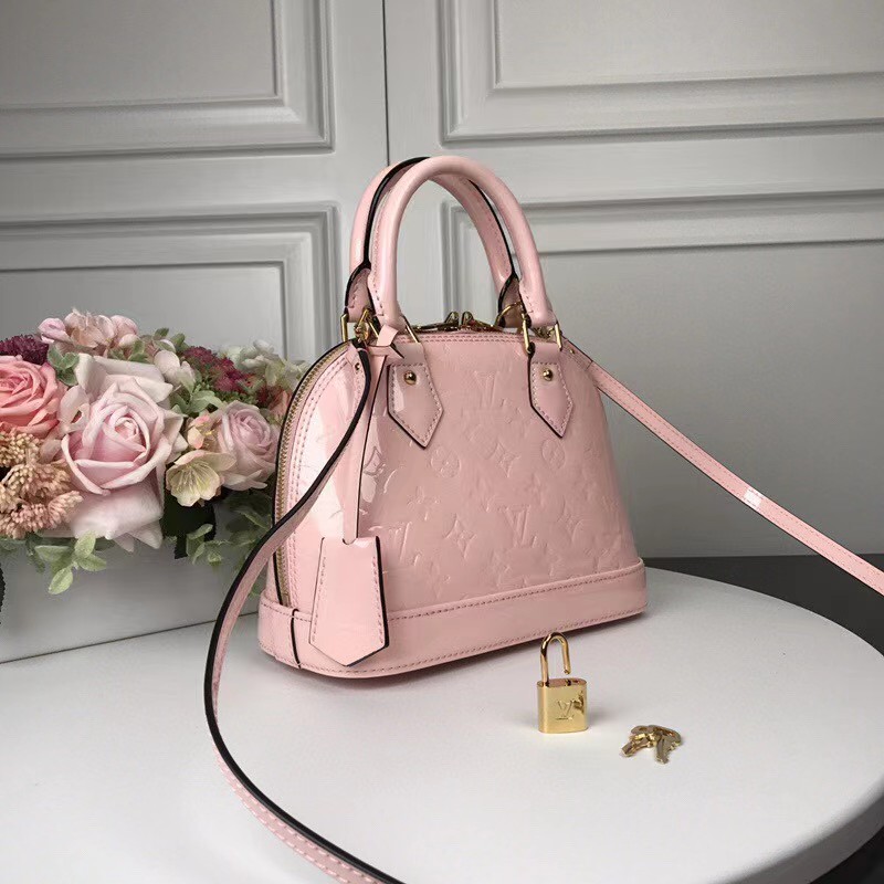 Louis Vuitton Alma Bb Patent Pink (23,5-17,5-11 cm) - EUR FASHION