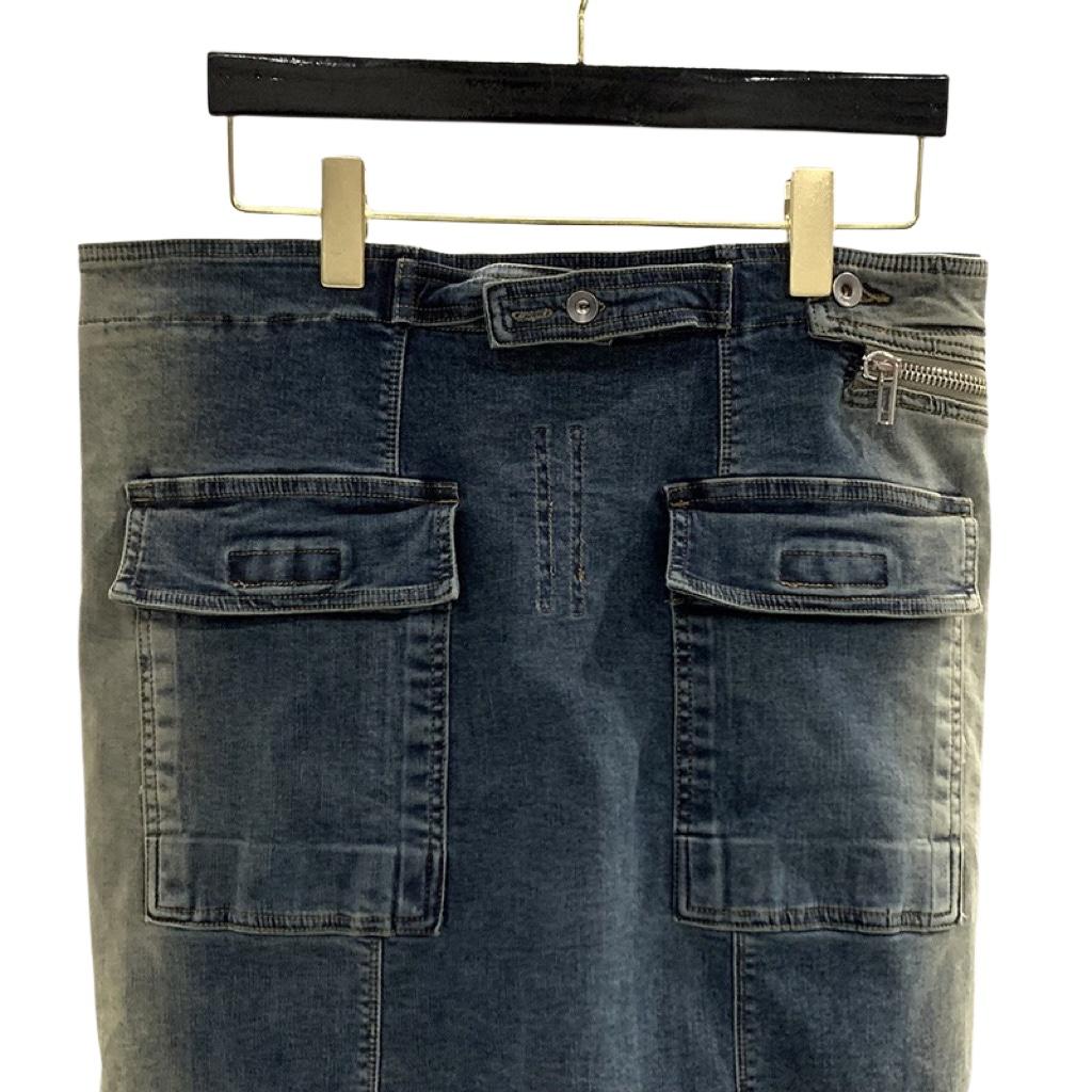 Rick Owens Drkshdw Aircut Washed Denim Shorts - EUR FASHION