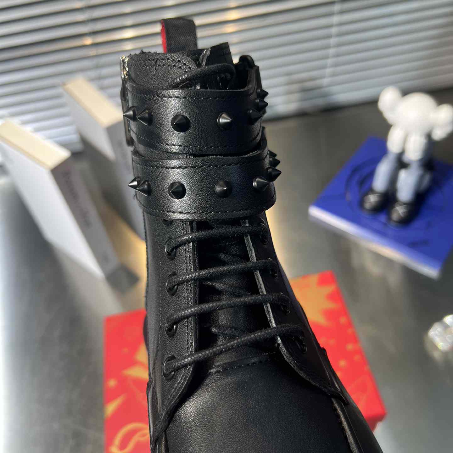 Christian Louboutin Our Fight Apron Toe Combat Boot<br>
 - EUR FASHION