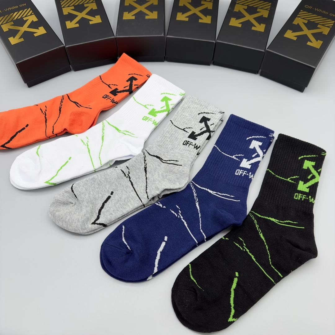 Off White Socks/Box - EUR FASHION