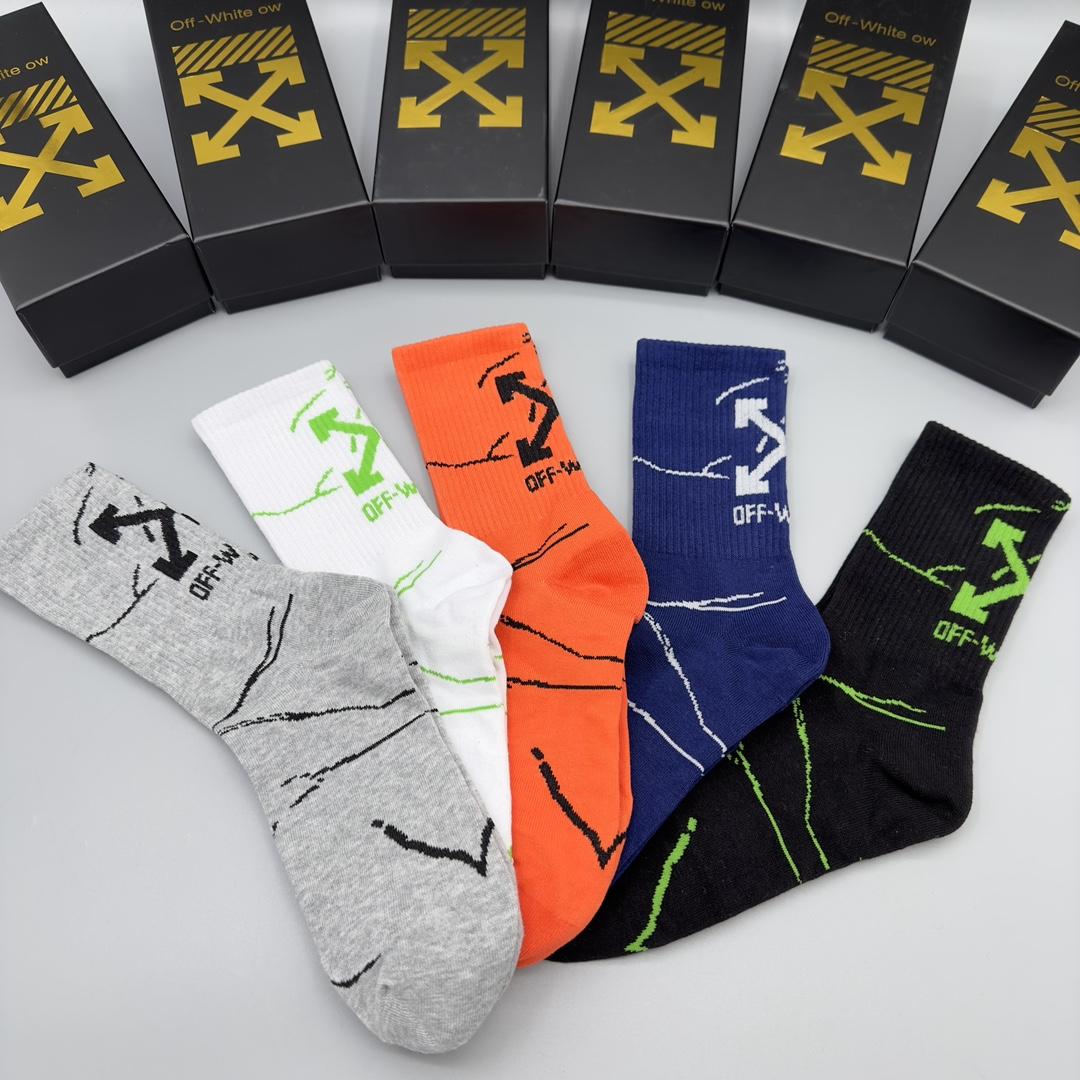 Off White Socks/Box - EUR FASHION