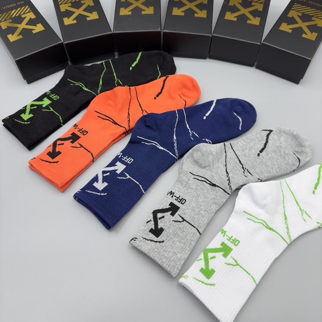 Off White Socks/Box - EUR FASHION