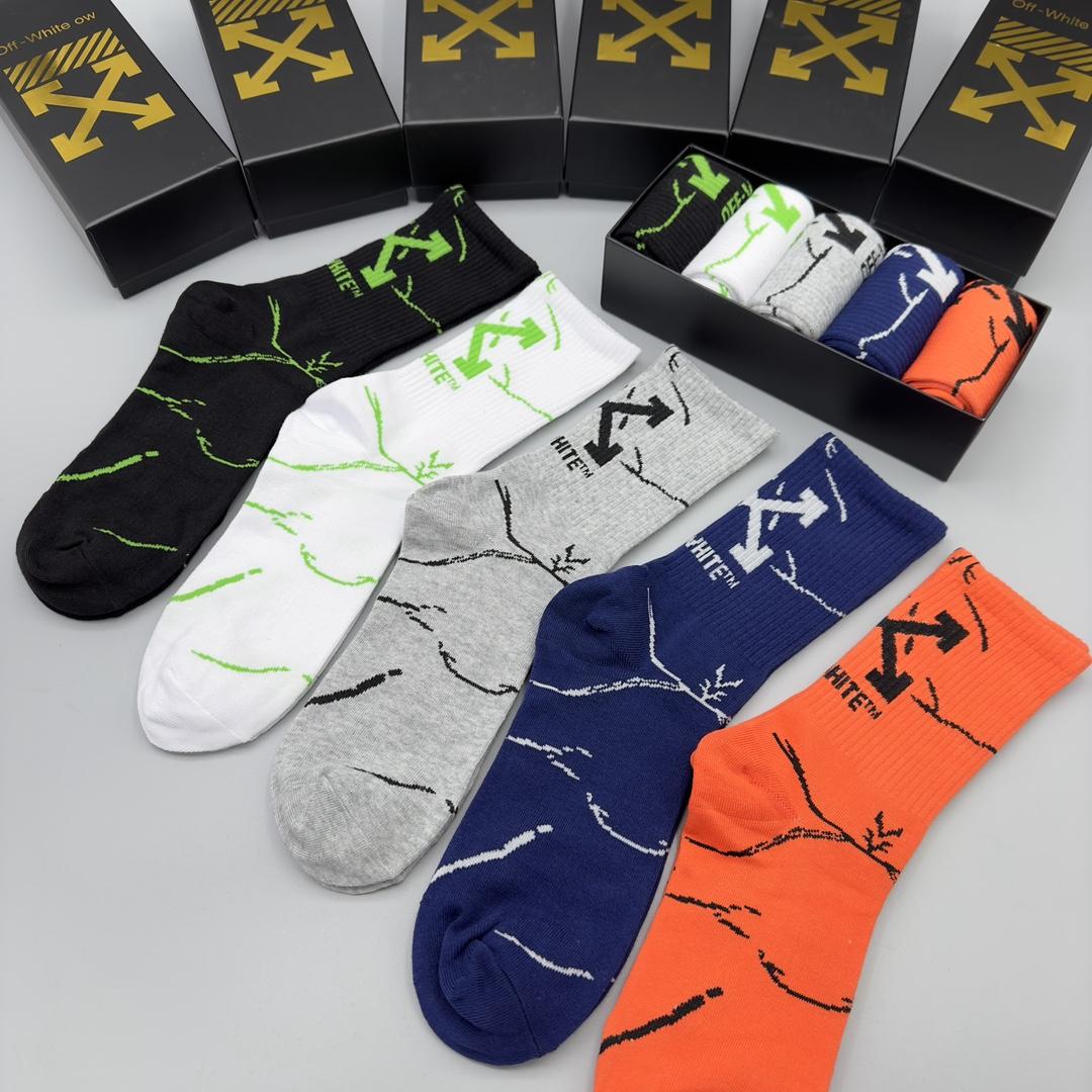 Off White Socks/Box - EUR FASHION