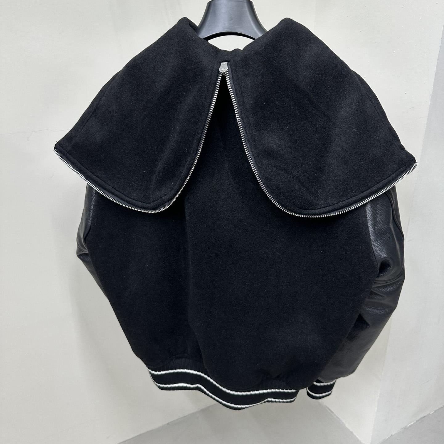 Givenchy Raised-logo Hooded Varsity Jacket - EUR FASHION