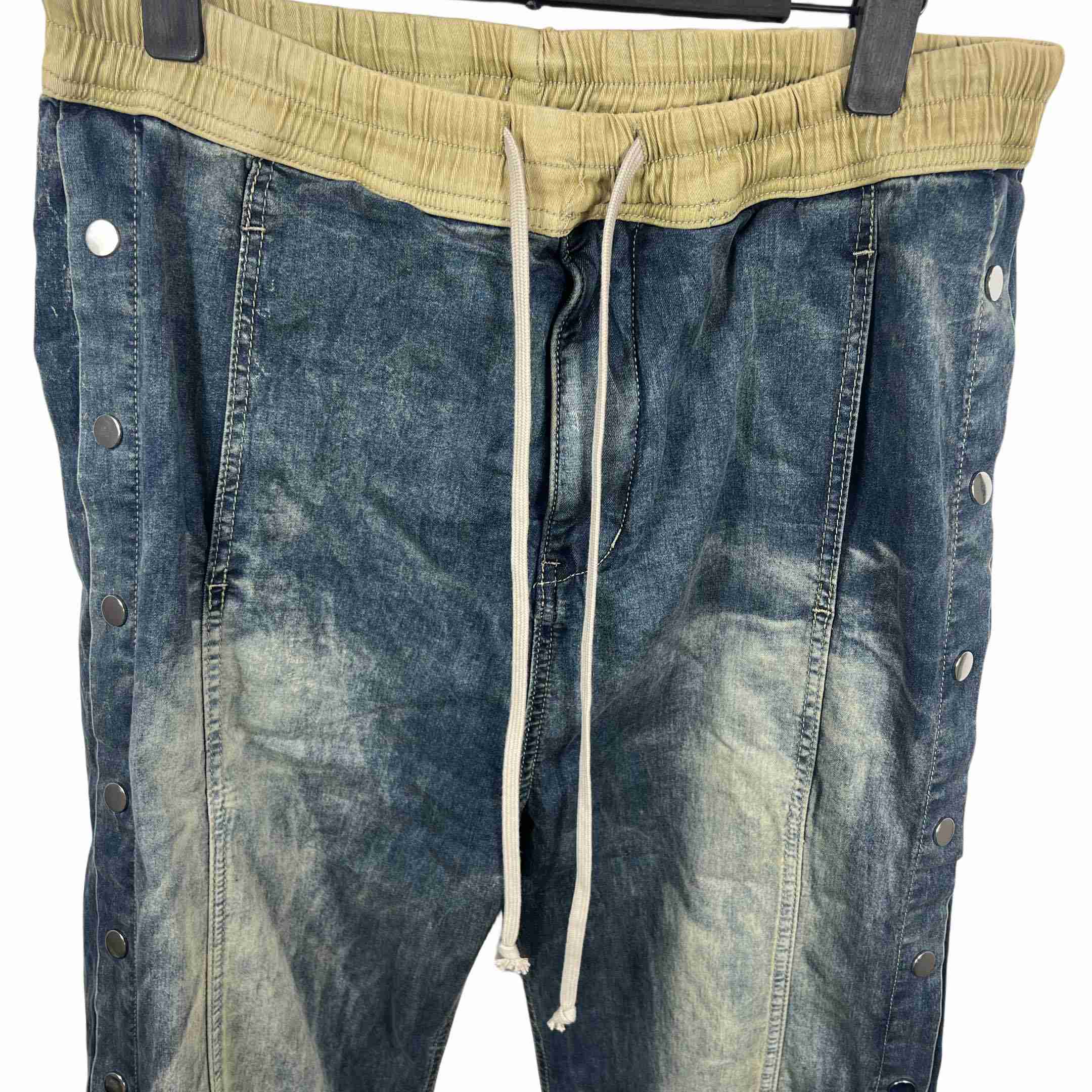 Rick Owens Hustler Denim Pusher-Hose<br>
 - EUR FASHION