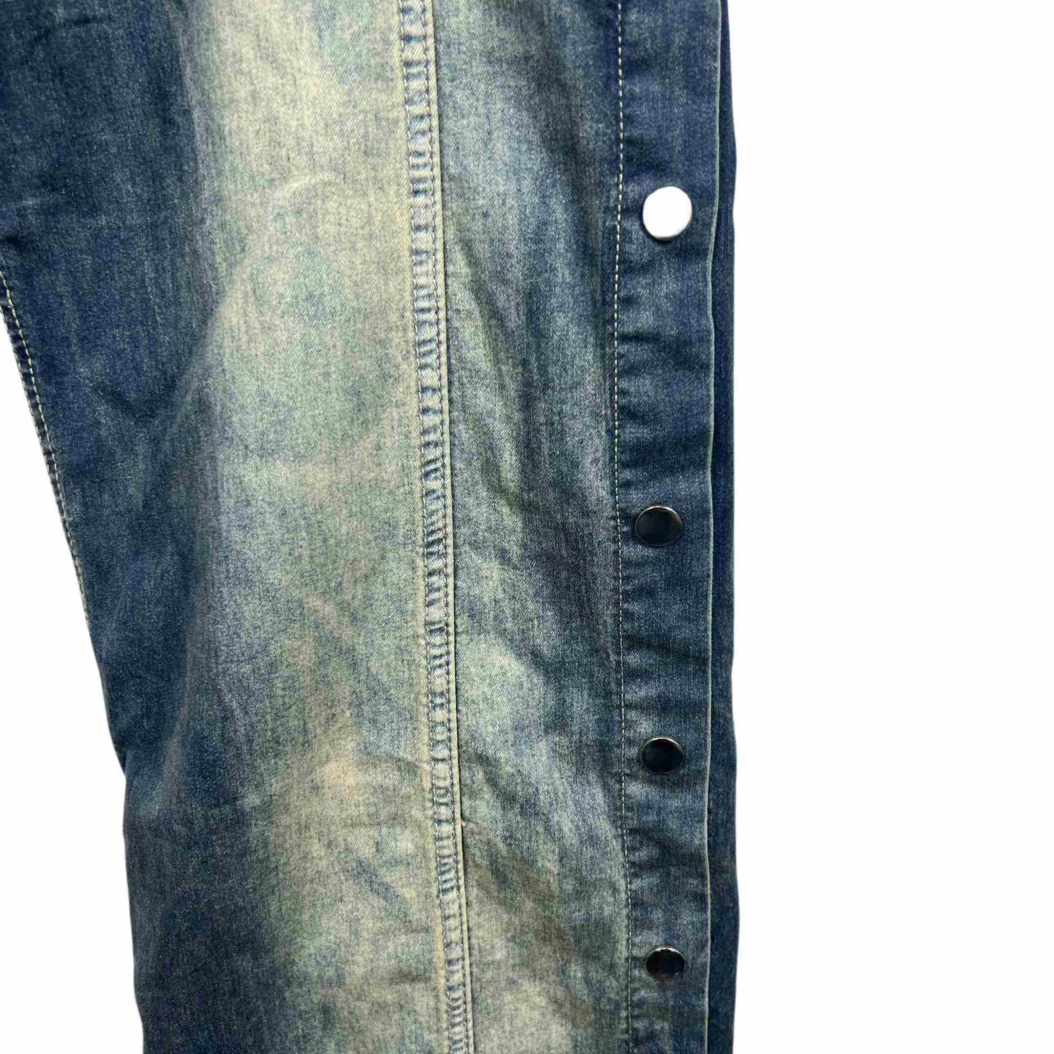 Rick Owens Hustler Denim Pusher-Hose<br>
 - EUR FASHION