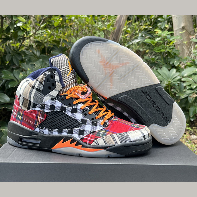 Air Jordan 5 „Plaid“ Turnschuhe FD4814-008<br>
 - EUR FASHION